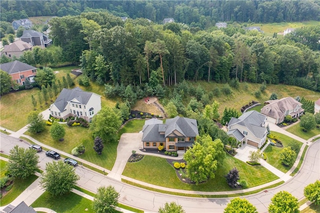 207 Tamarack Dr, Adams Twp, PA 16046 - aerial view of residential area featuring a forest