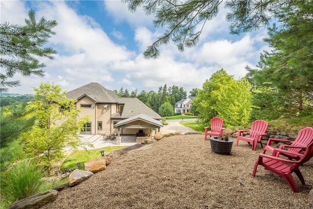 207 Tamarack Dr, Adams Twp, PA 16046 - view of yard with a patio area