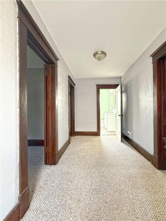 514 Linden Ave, New Kensington, PA 15068 - corridor with baseboards and carpet