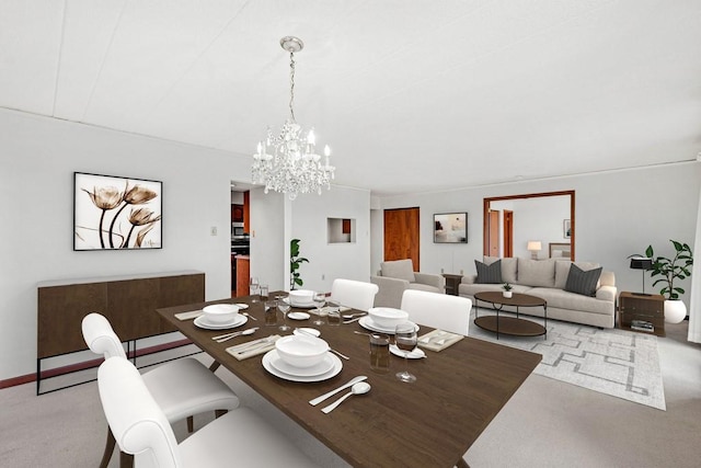 820 E Beau St Unit 6J, South Strabane, PA 15301 - carpeted dining area featuring a chandelier