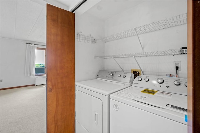 820 E Beau St Unit 6J, South Strabane, PA 15301 - washroom featuring washer and clothes dryer and light colored carpet