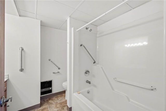 820 E Beau St Unit 6J, South Strabane, PA 15301 - bathroom with tub / shower combination, vanity, and a paneled ceiling