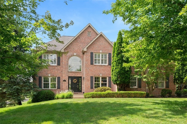 801 Huron Ct, Adams Twp, PA 15044 - view of front of home with a front lawn and brick siding