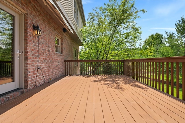 801 Huron Ct, Adams Twp, PA 15044 - view of wooden deck