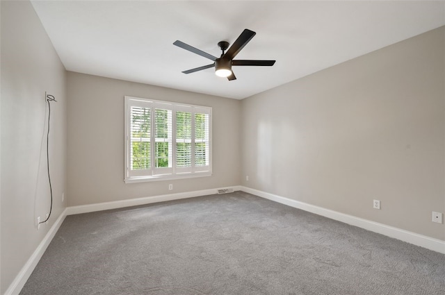 801 Huron Ct, Adams Twp, PA 15044 - carpeted empty room featuring a ceiling fan and baseboards