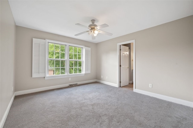 801 Huron Ct, Adams Twp, PA 15044 - carpeted spare room featuring ceiling fan and baseboards