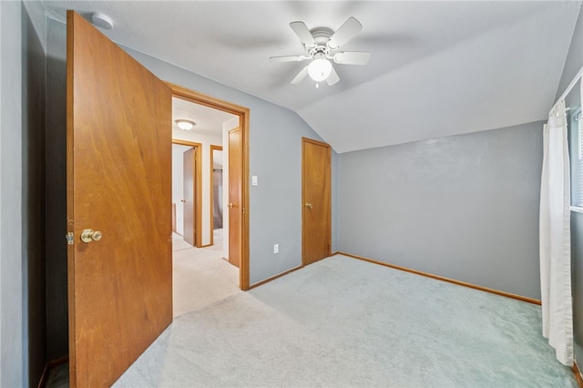 1541 Sugarloaf, Plum Boro, PA 15239 - additional living space with lofted ceiling, a ceiling fan, and carpet floors