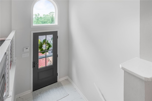 231 Loretta Dr, Monroeville, PA 15146 - entryway featuring light marble finish floors and baseboards