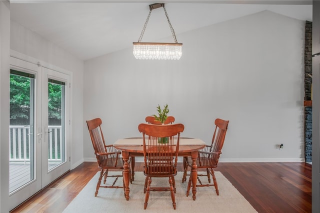 231 Loretta Dr, Monroeville, PA 15146 - dining room with wood finished floors and lofted ceiling