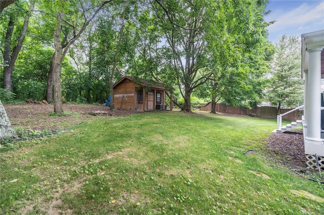 231 Loretta Dr, Monroeville, PA 15146 - view of yard featuring stairway and an outdoor structure