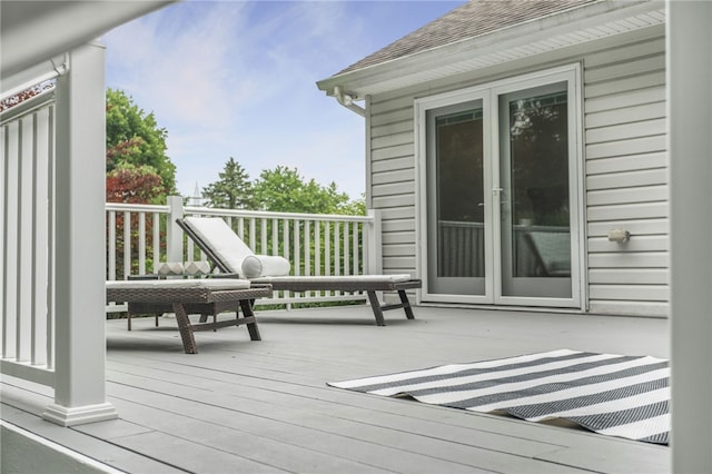 231 Loretta Dr, Monroeville, PA 15146 - wooden terrace featuring french doors