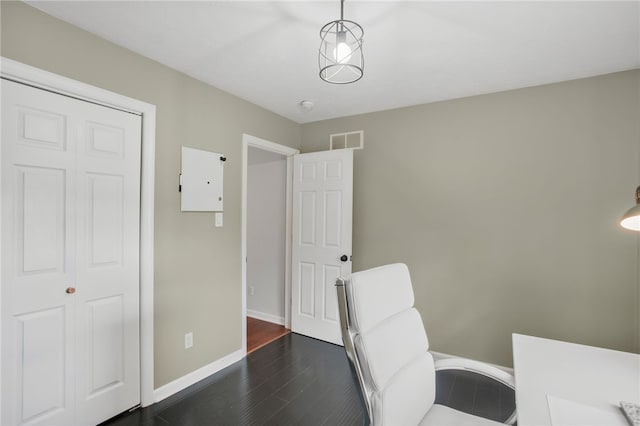 231 Loretta Dr, Monroeville, PA 15146 - office area with dark wood finished floors and baseboards
