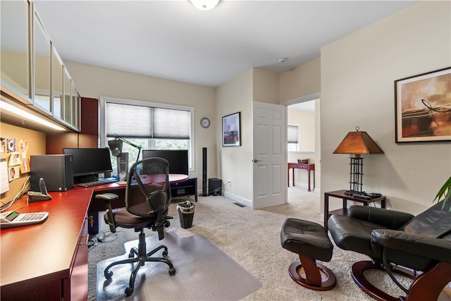 1 Riverfront St, Oakmont, PA 15139 - carpeted home office featuring baseboards