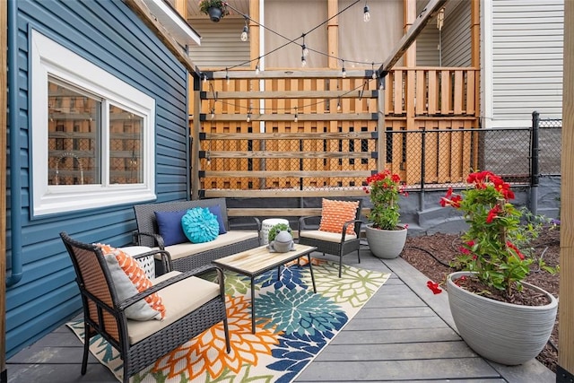 5110 Duncan St, Lawrenceville, PA 15201 - deck with an outdoor hangout area