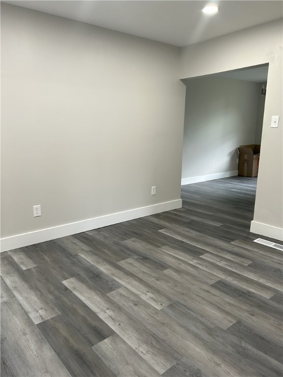 122 Church Ave, Shaler, PA 15116 - spare room featuring dark wood-type flooring