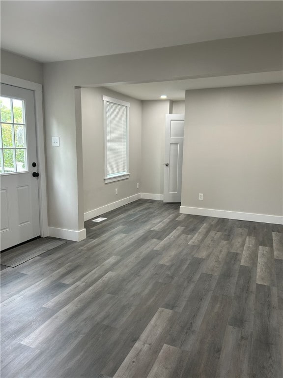 122 Church Ave, Shaler, PA 15116 - foyer entrance with dark wood-type flooring