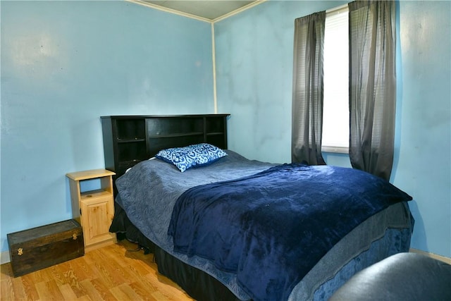 114 10th St, Pymatuning Twp, PA 16125 - bedroom with wood finished floors and ornamental molding