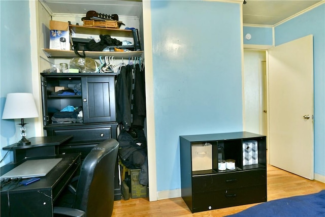 114 10th St, Pymatuning Twp, PA 16125 - office space featuring ornamental molding and wood finished floors