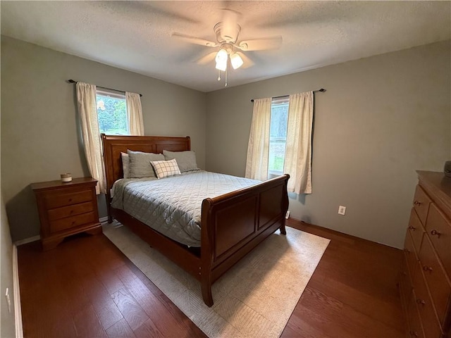 180 Beale Rd, Buffalo Twp, PA 16055 - bedroom featuring dark wood-style floors and a ceiling fan