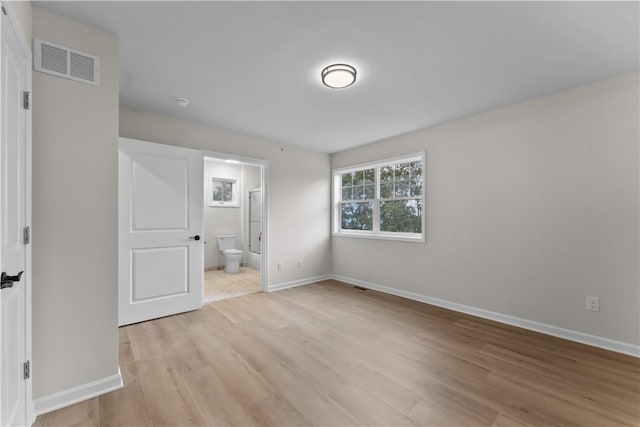 2215 Lebanon Dr, Elizabeth Twp/Boro, PA 15135 - unfurnished bedroom with light wood finished floors and ensuite bathroom