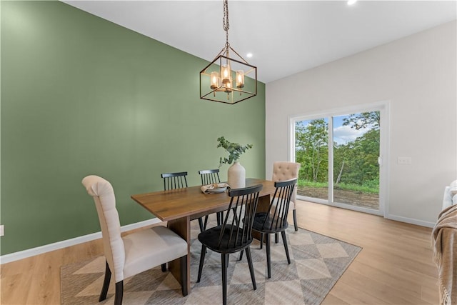 2219 Lebanon Dr, Elizabeth Twp/Boro, PA 15135 - dining space with a chandelier, light wood-style floors, and recessed lighting