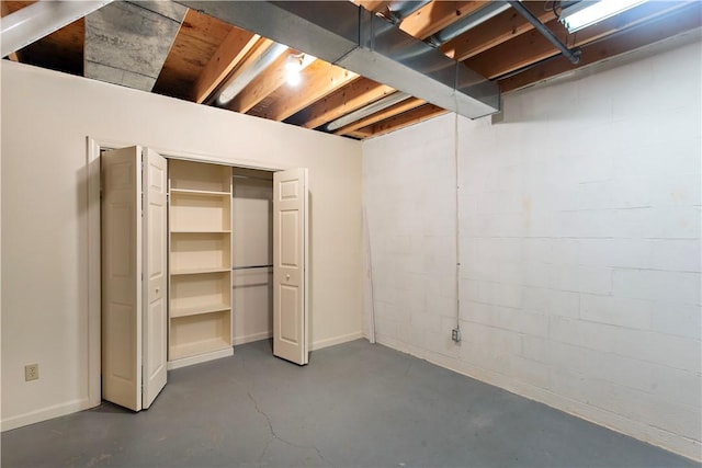 103 Boxwood Ct, Peters Twp, PA 15317 - unfinished basement featuring baseboards