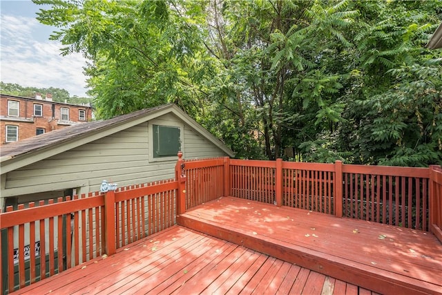 1115 Fairdale St, Sheraden, PA 15204 - view of wooden terrace
