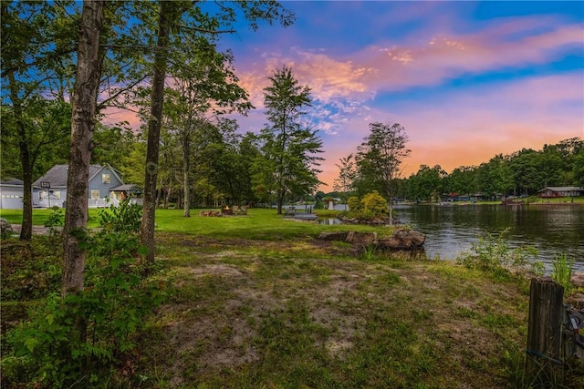 604 Lake Shore Rd, Lake Stonycreek, PA 15541 - view of grassy yard featuring a water view