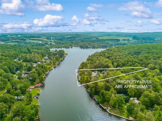 604 Lake Shore Rd, Lake Stonycreek, PA 15541 - view of property location featuring a large body of water and property boundaries highlighted