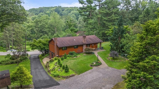 71 Mcclure Rd, West Deer, PA 15024 - aerial view of property and surrounding area featuring a heavily wooded area