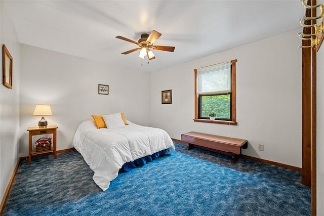 71 Mcclure Rd, West Deer, PA 15024 - carpeted bedroom featuring baseboards and ceiling fan