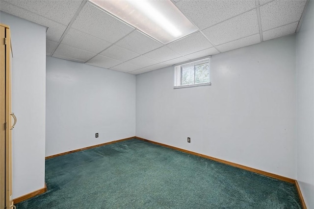 71 Mcclure Rd, West Deer, PA 15024 - basement with carpet flooring and a drop ceiling