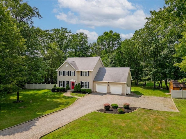 114 Franklin Oaks Dr, Franklin Twp, PA 16001 - colonial home with driveway and a garage