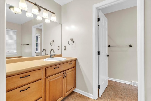 114 Franklin Oaks Dr, Franklin Twp, PA 16001 - bathroom featuring vanity and tile patterned floors