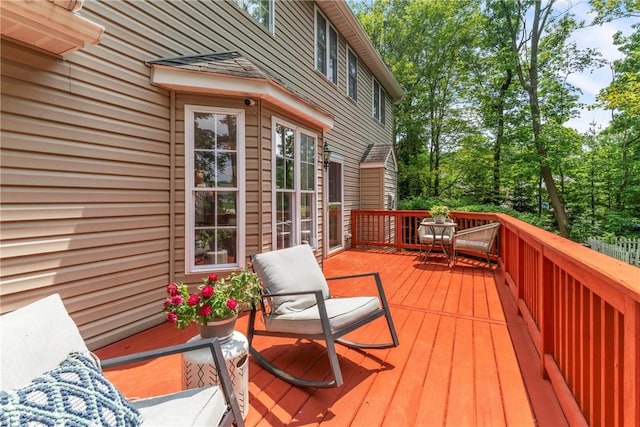 114 Franklin Oaks Dr, Franklin Twp, PA 16001 - view of deck