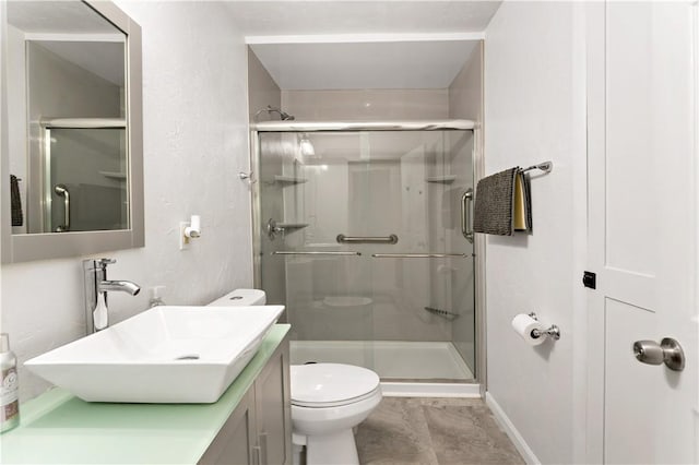 90 S Thompson Ln, North Huntingdon, PA 15642 - full bathroom with vanity and a stall shower