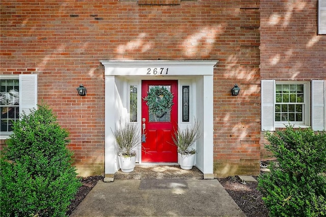 2671 Thorntree Dr, Saint Clair, PA 15241 - view of exterior entry with brick siding