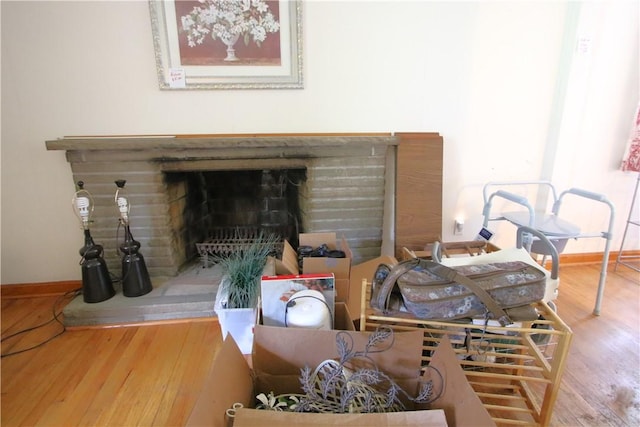 138 Demmel Dr, Peters Twp, PA 15317 - detailed view of a fireplace and wood finished floors