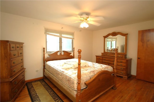 138 Demmel Dr, Peters Twp, PA 15317 - bedroom with light wood-style flooring and ceiling fan