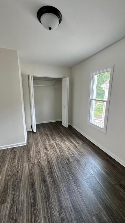 4010 Jane St, West Mifflin, PA 15122 - unfurnished bedroom featuring wood finished floors and a closet