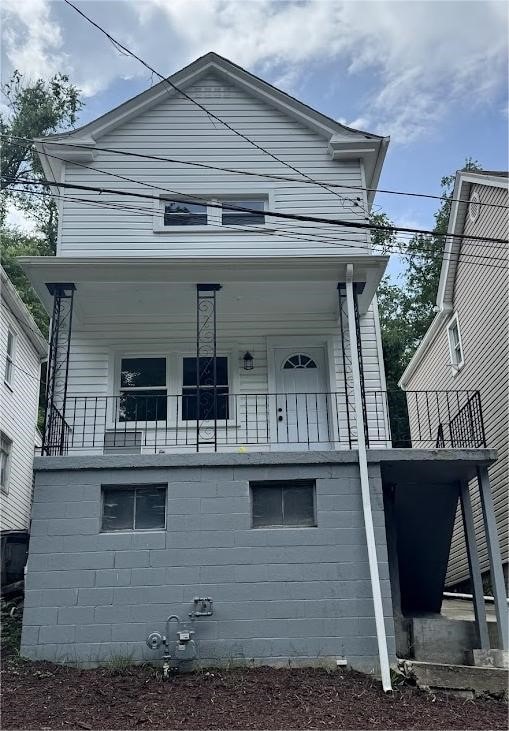 4010 Jane St, West Mifflin, PA 15122 - view of side of home featuring a balcony