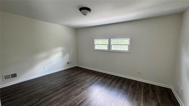 4010 Jane St, West Mifflin, PA 15122 - empty room featuring dark wood finished floors and baseboards