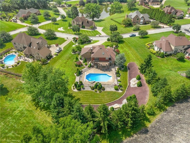 4 Hawthorne Ln, Penn Twp, PA 15642 - aerial perspective of suburban area with a pool