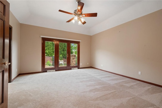 4 Hawthorne Ln, Penn Twp, PA 15642 - empty room featuring light carpet and a ceiling fan