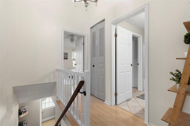 3269 Dawson St, Oakland, PA 15213 - corridor with an upstairs landing, healthy amount of natural light, and light wood finished floors