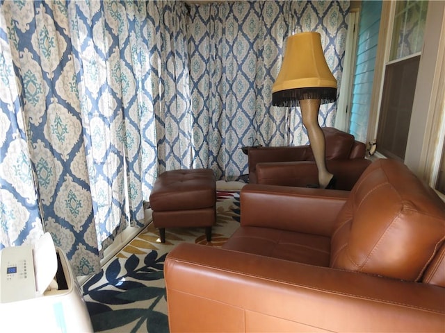 103 Cedar St, Masontown, PA 15461 - building lobby featuring wallpapered walls