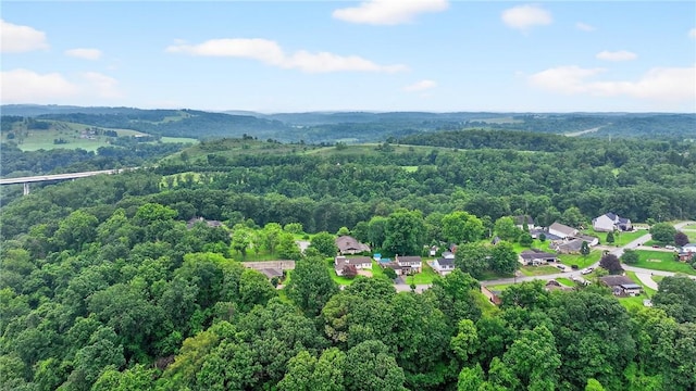 215 Diane Dr, Carroll Twp, PA 15063 - bird's eye view of a heavily wooded area