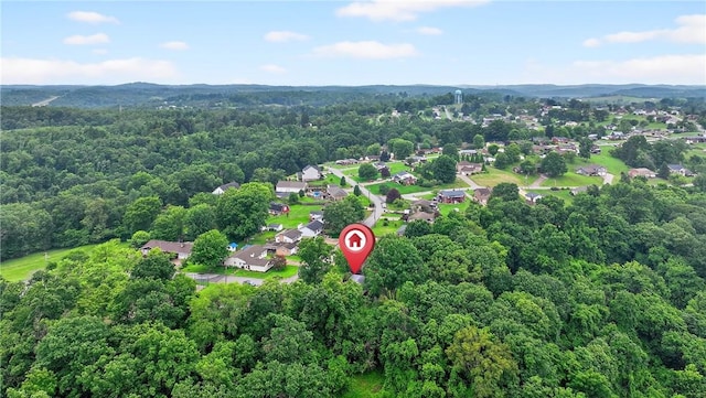 215 Diane Dr, Carroll Twp, PA 15063 - drone / aerial view of a heavily wooded area and mountains