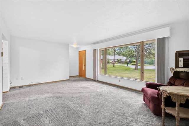 215 Diane Dr, Carroll Twp, PA 15063 - living room with carpet flooring and baseboards