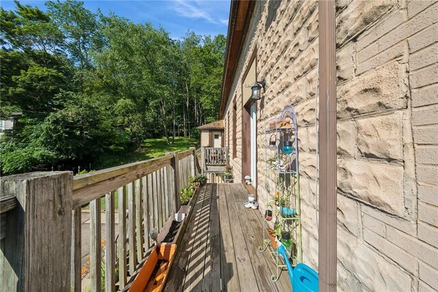 15 Old Saxonburg Blvd, West Deer, PA 15084 - view of wooden terrace